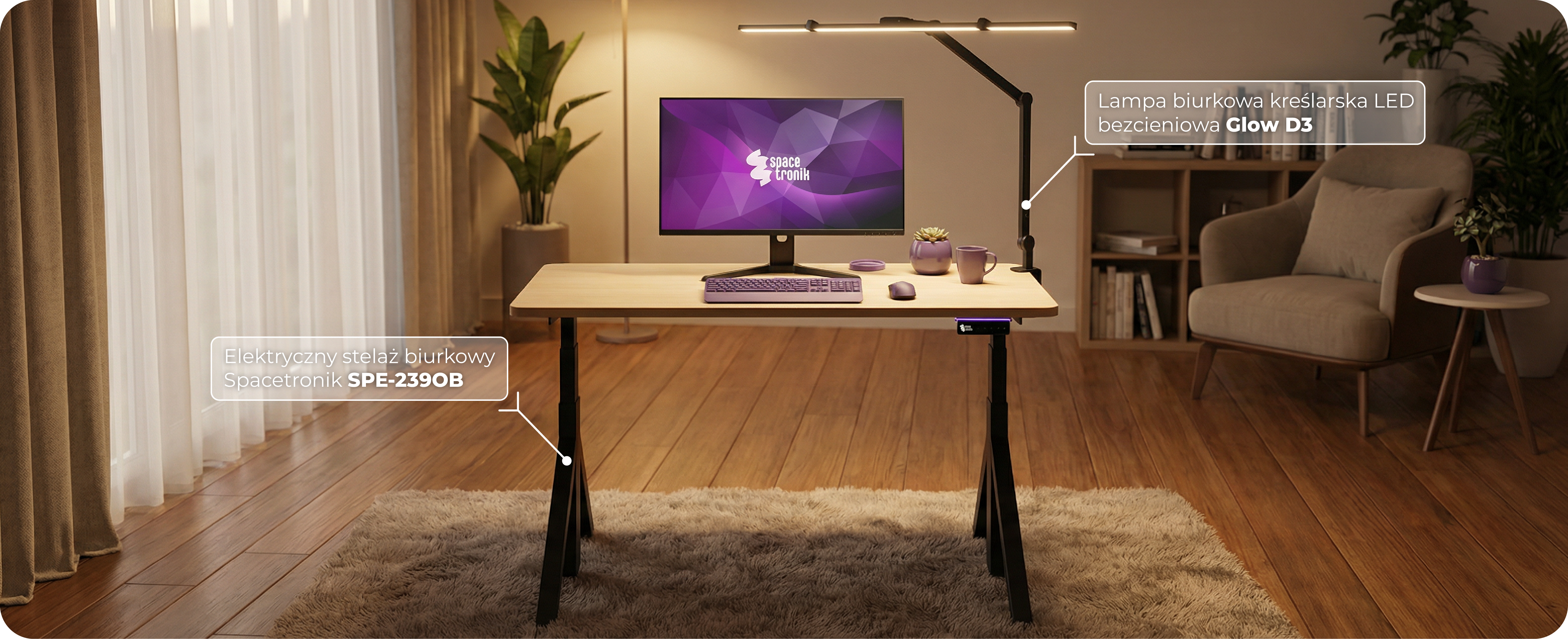 Ausstattung fürs Homeoffice von Spacetronik